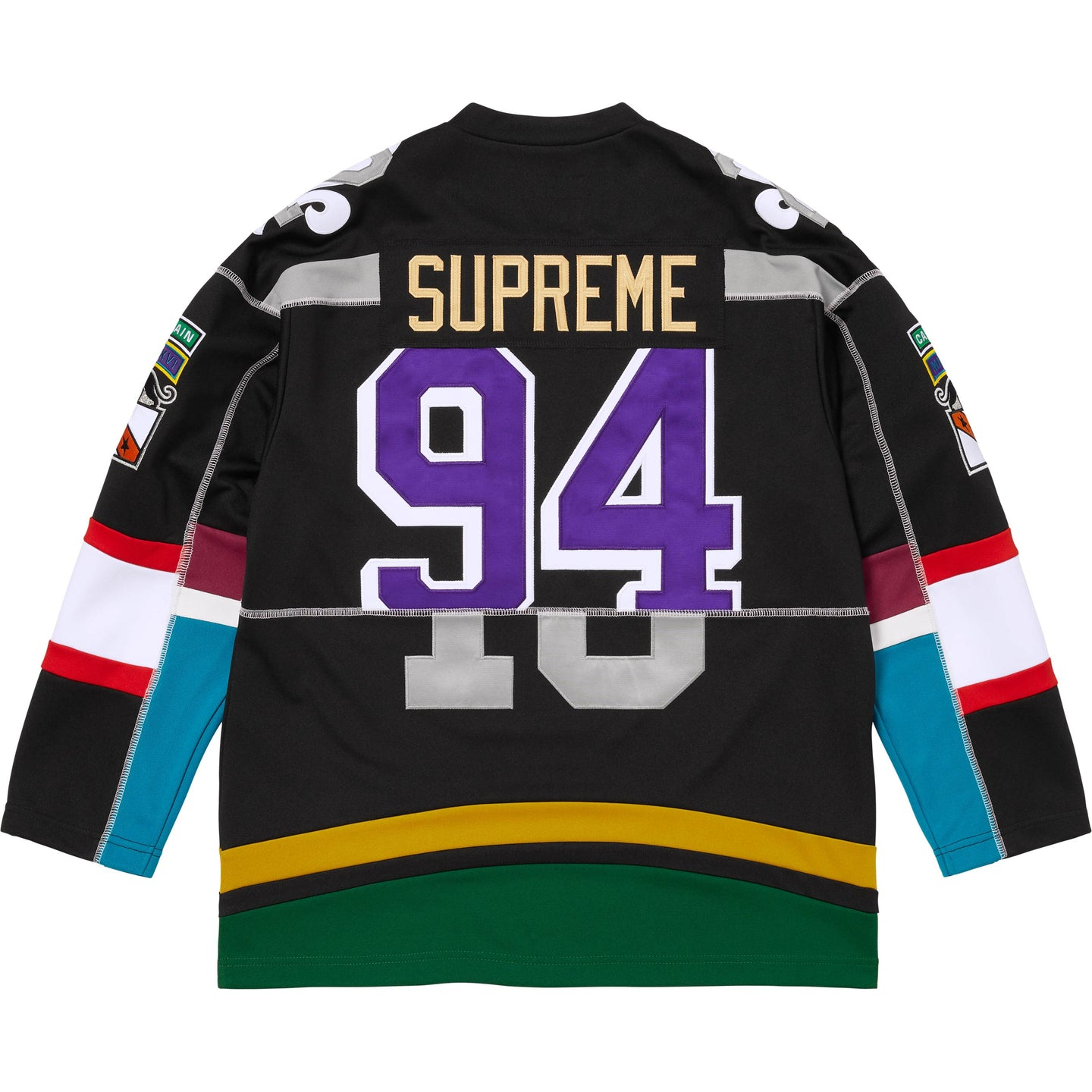 【代購】Supreme SS26 WEEK12 Paneled Hockey Jersey Ice Hockey Pucks Sports Apparel Unisex SUP-SS26-262