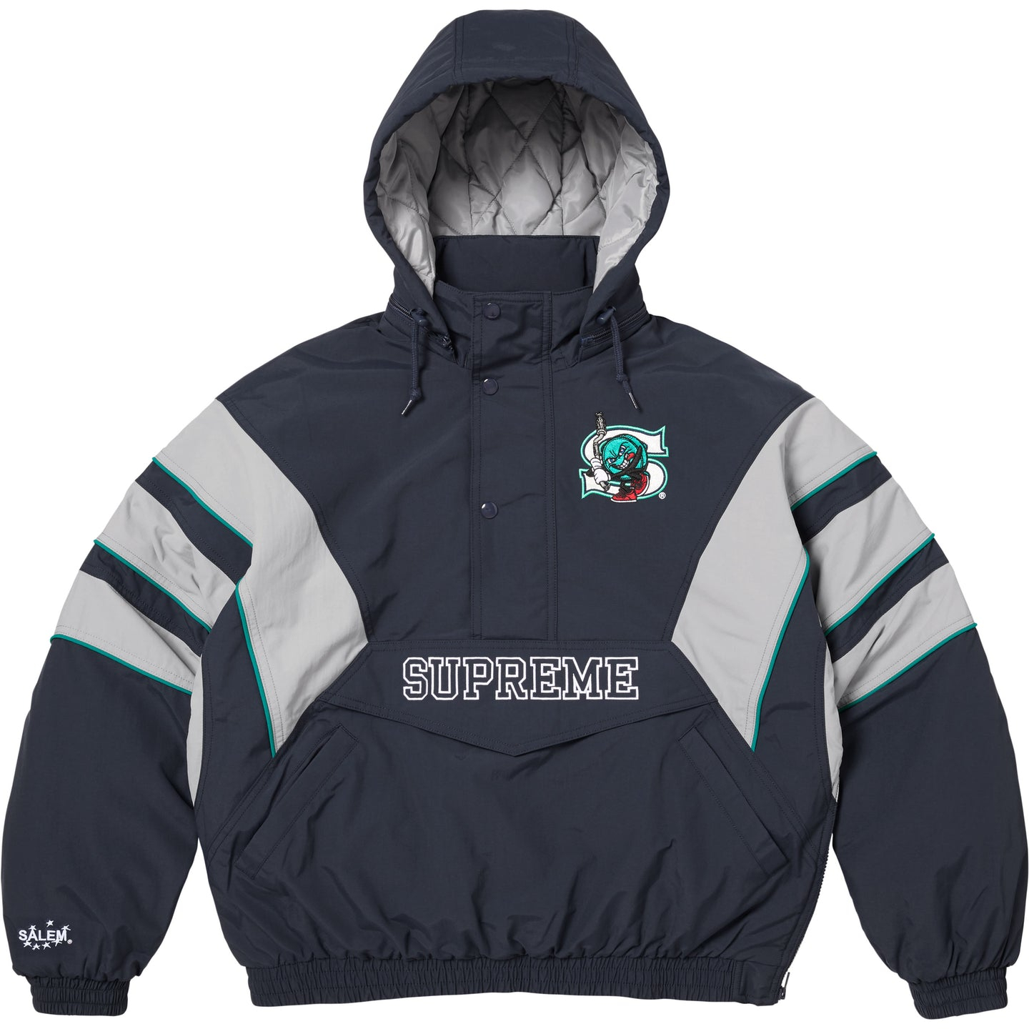 【代購】Supreme x SALEM SS26 WEEK12 Half Zip Stadium Jacket Jackets & Coats Unisex SUP-SS26-273