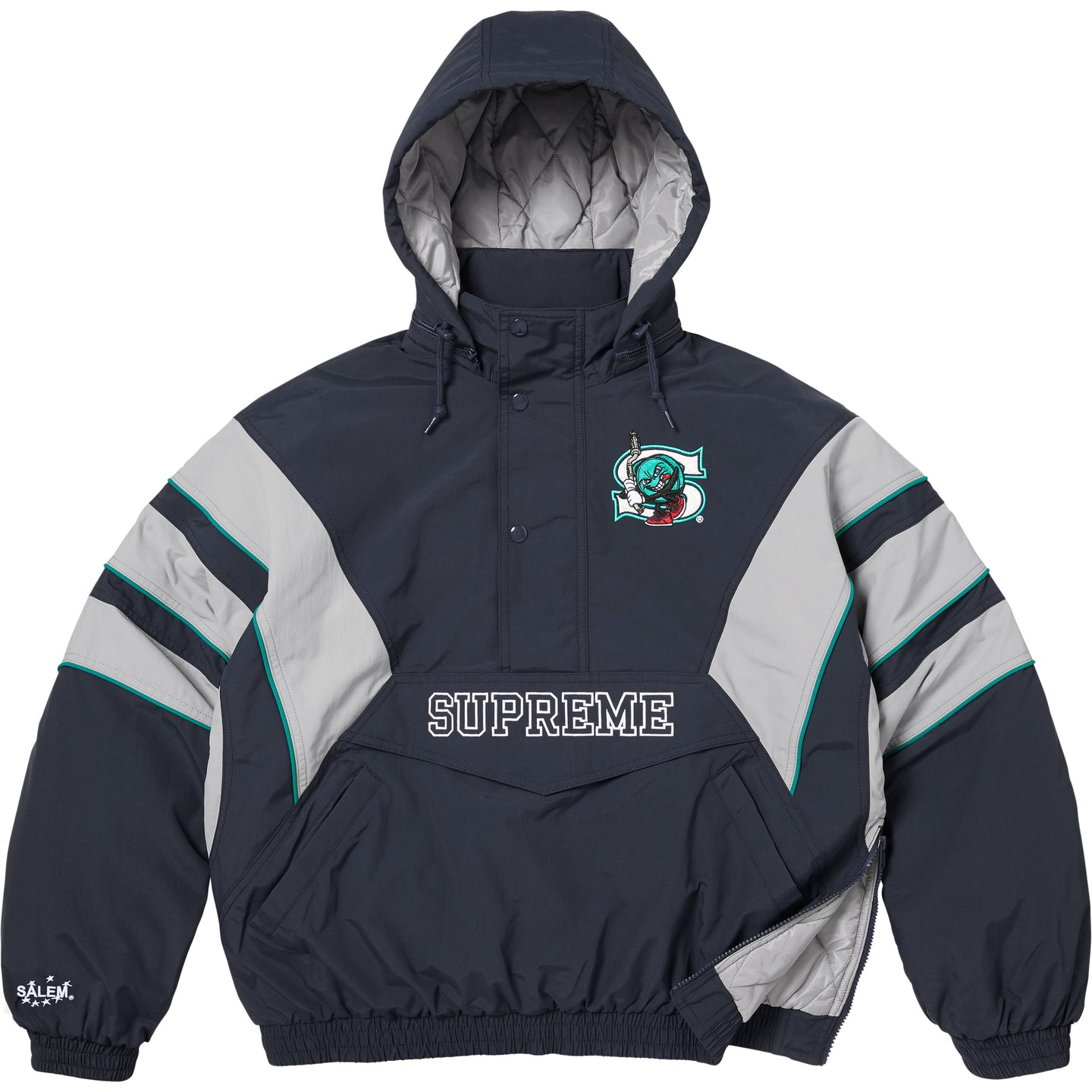 【代購】Supreme x SALEM SS26 WEEK12 Half Zip Stadium Jacket Jackets & Coats Unisex SUP-SS26-273