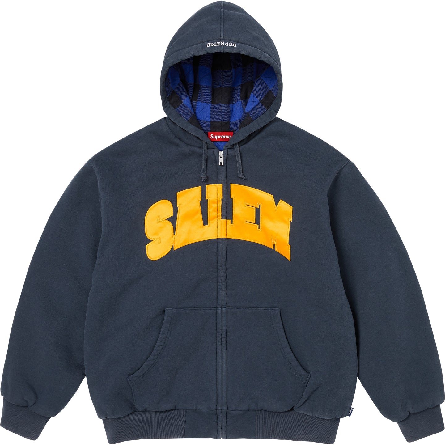 【代購】Supreme x SALEM SS26 WEEK12 Zip Up Hooded Sweatshirt Unisex SUP-SS26-270