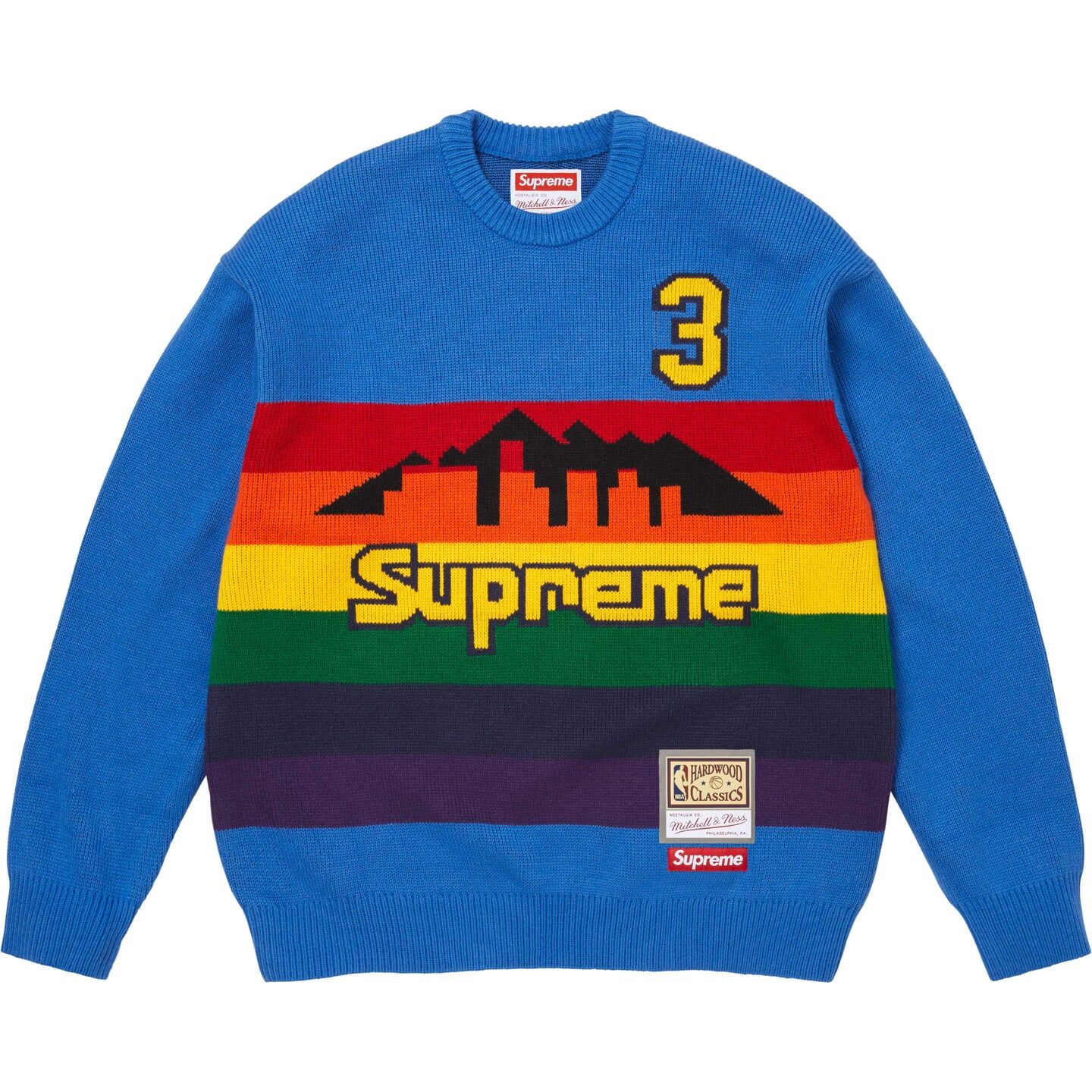 【代購】Supreme X Mitchell Ness SS26 Sweaters Unisex Crew Neck Moderate SUP-SS26-286