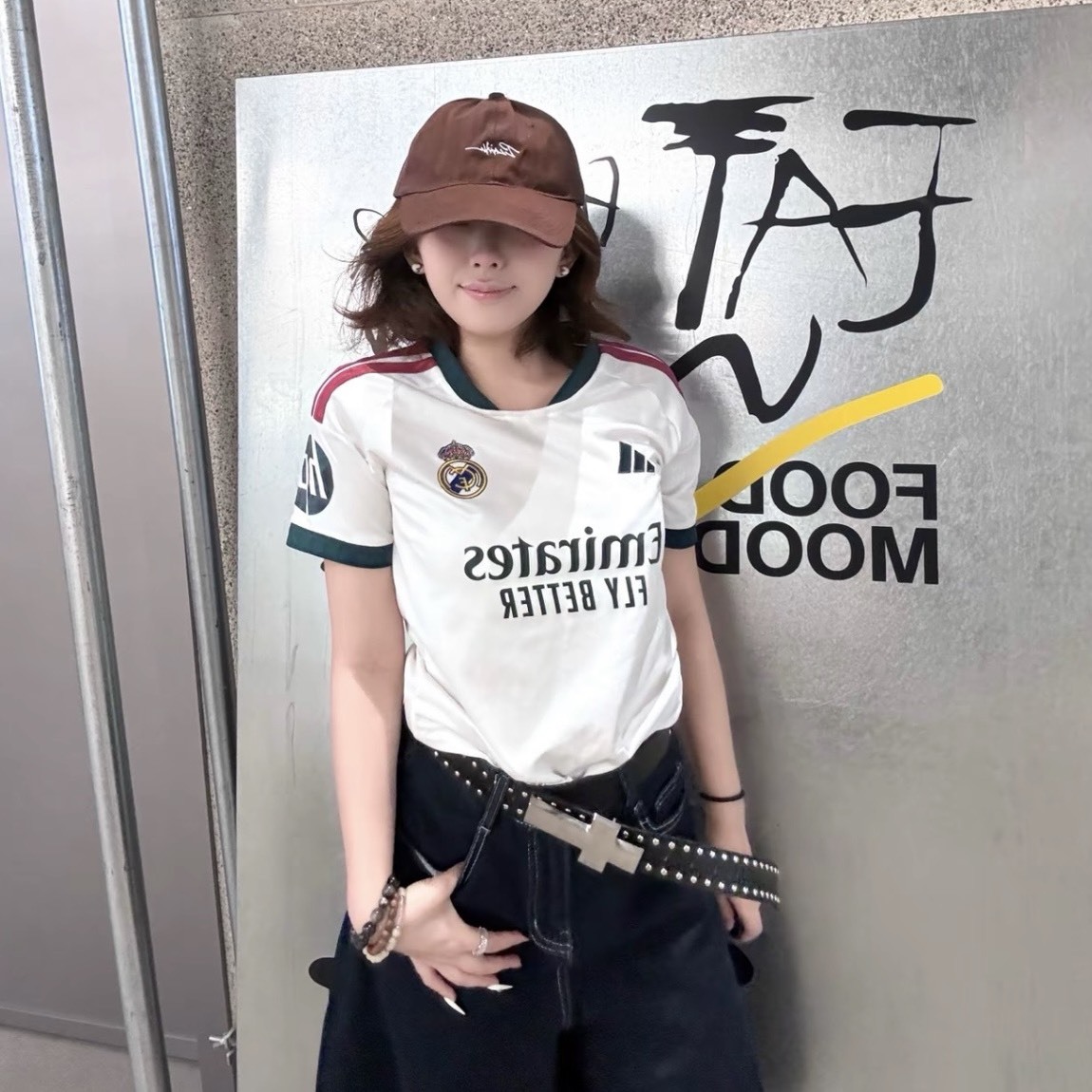【代購/高街辣妹】 Adidas 26/27皇馬主場短款圓領速乾短袖足球衣 KC4237 女款 露腰