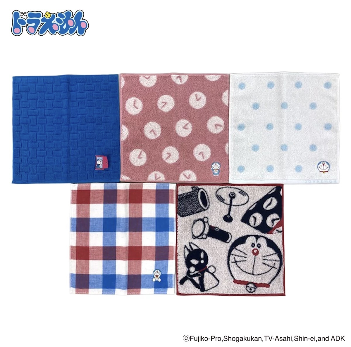 【Costco限定】JP 多啦A夢限定毛巾套裝 5條 5195 TK260719