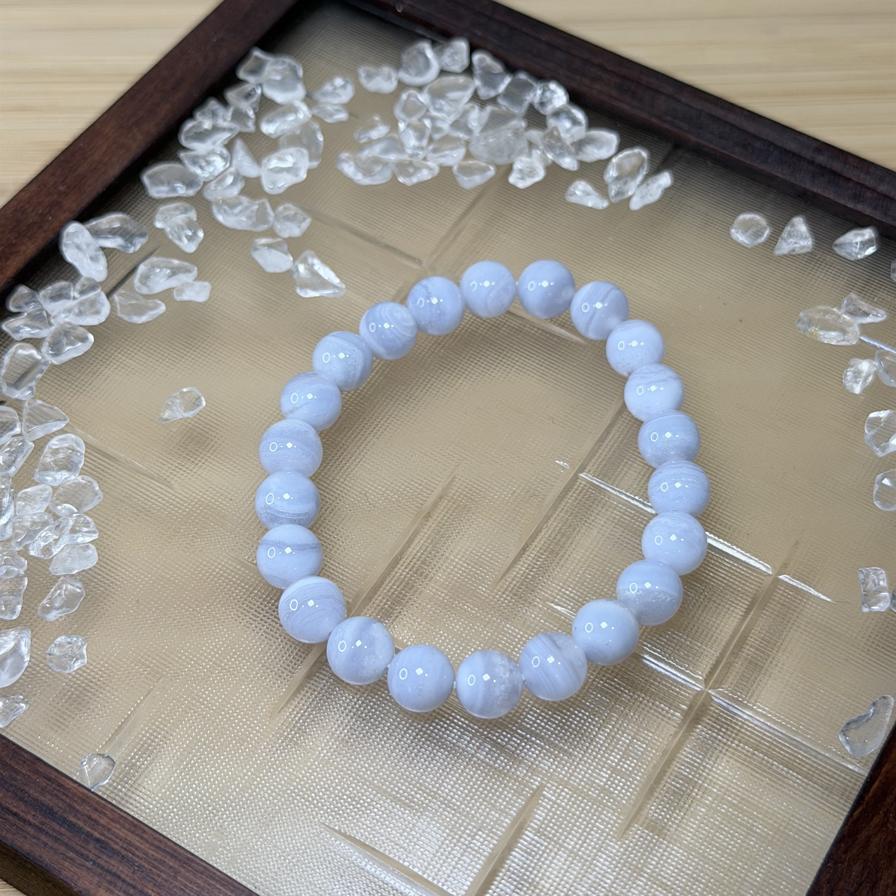 藍紋瑪瑙｜8mm