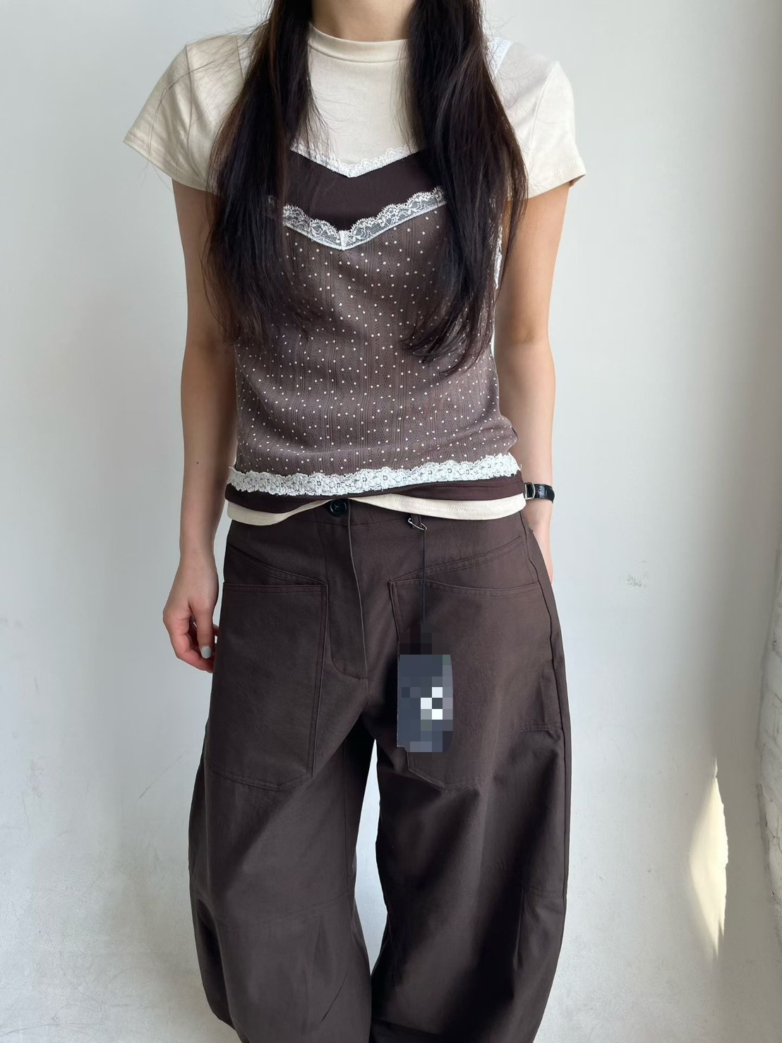 點點拼布短袖T