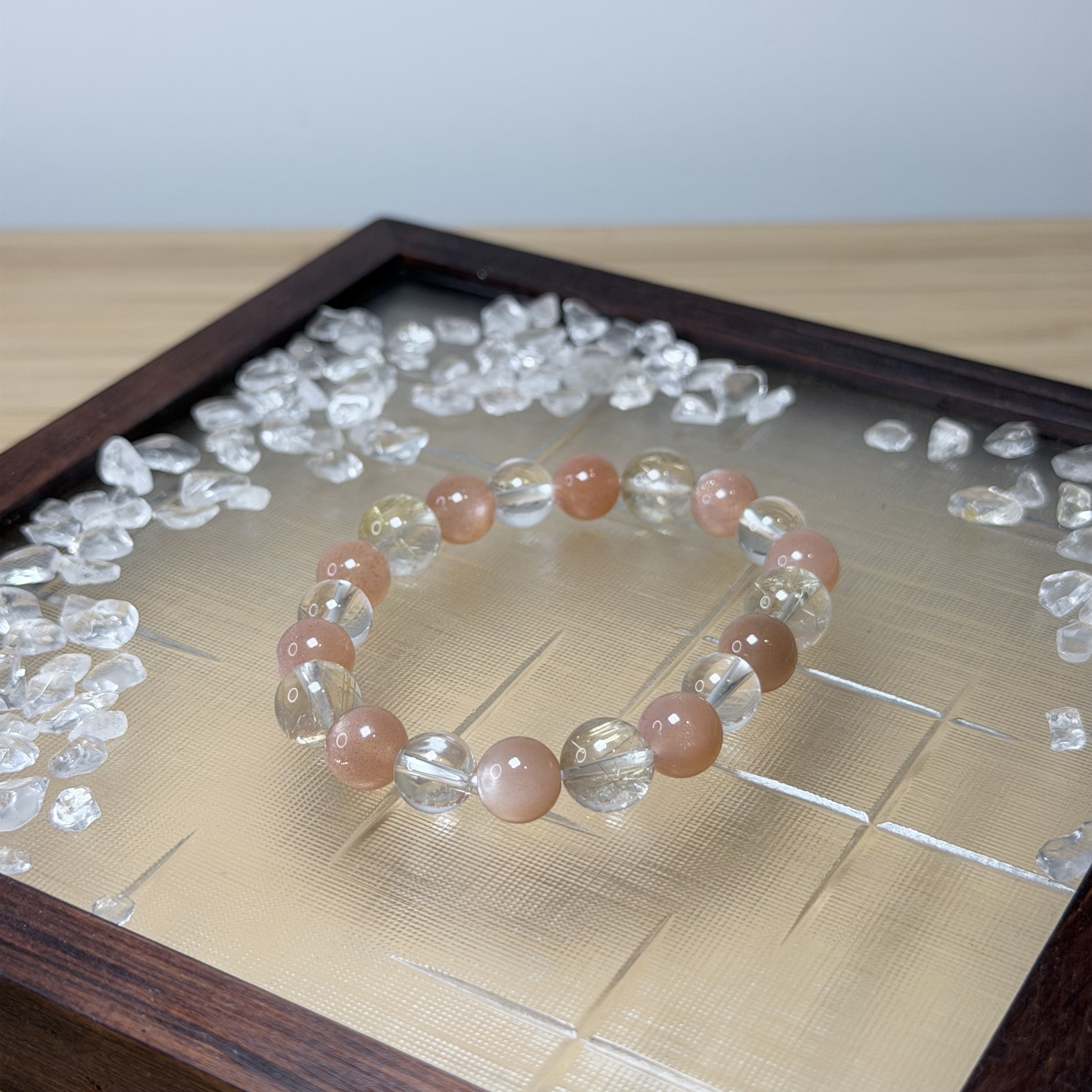 淘金時代｜金髪晶＋太陽石＋白水晶