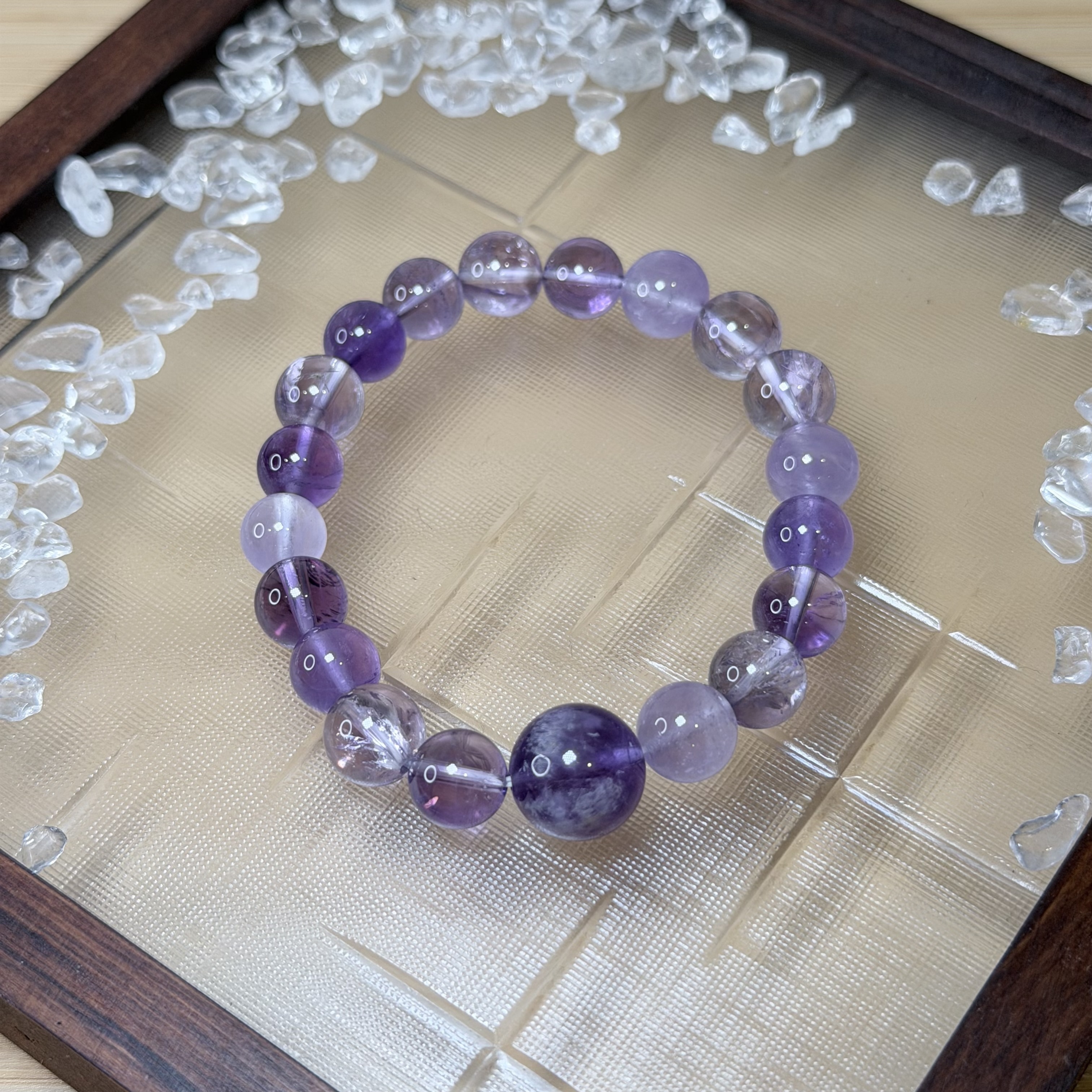 紫幻星海｜紫兔毛＋巴西紫水晶＋紫阿賽