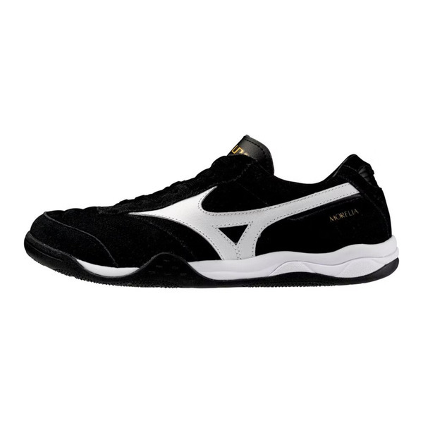 Mizuno 美津濃 Morelia LS D1GA261A04 男女 休閒鞋 復古 流行 黑 白金