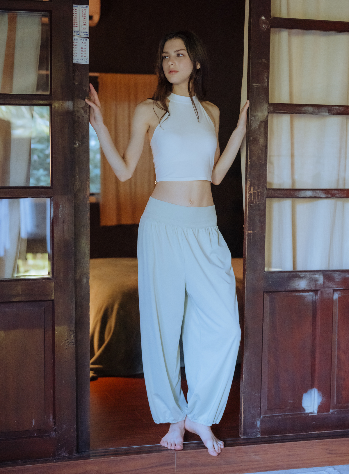綻輕柔美寬褲