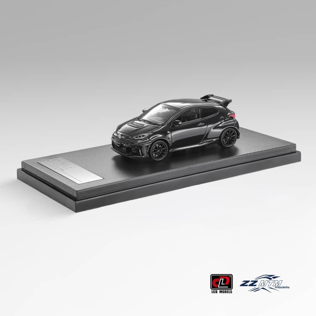 PO-$140 * LCD * 1:64 TOYOTA GR YARIS AERO PERFORMANCE PACKAGE 2025 BLACK