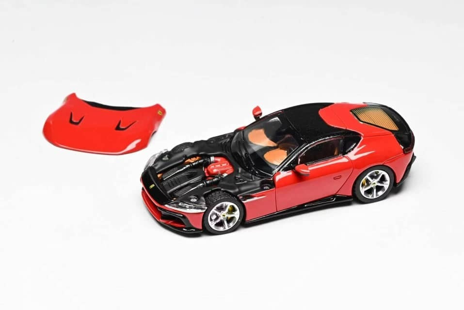 PO-$160 * 7CM MODEL * 1:43 FERRARI F12 CILINDRI COUPE STANDARD RED