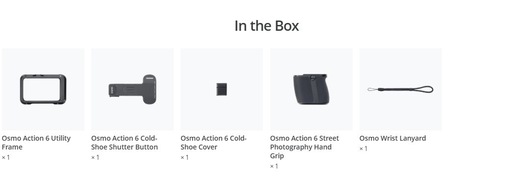Osmo Action 6 Street Photography Grip Accessory Kit