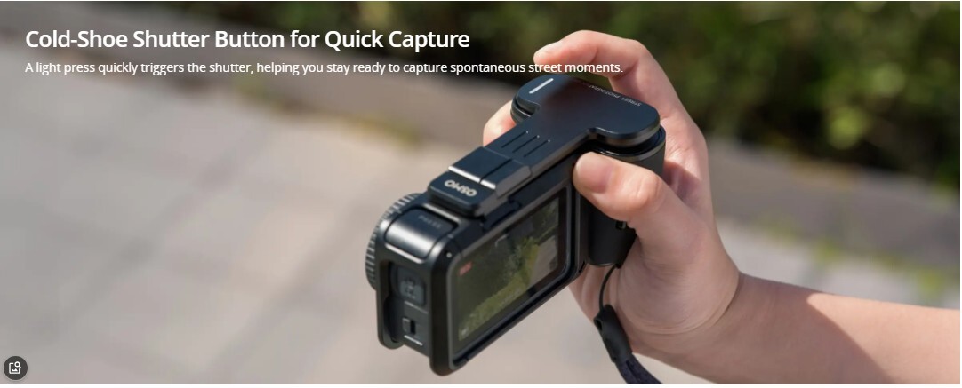 Osmo Action 6 Street Photography Grip Accessory Kit