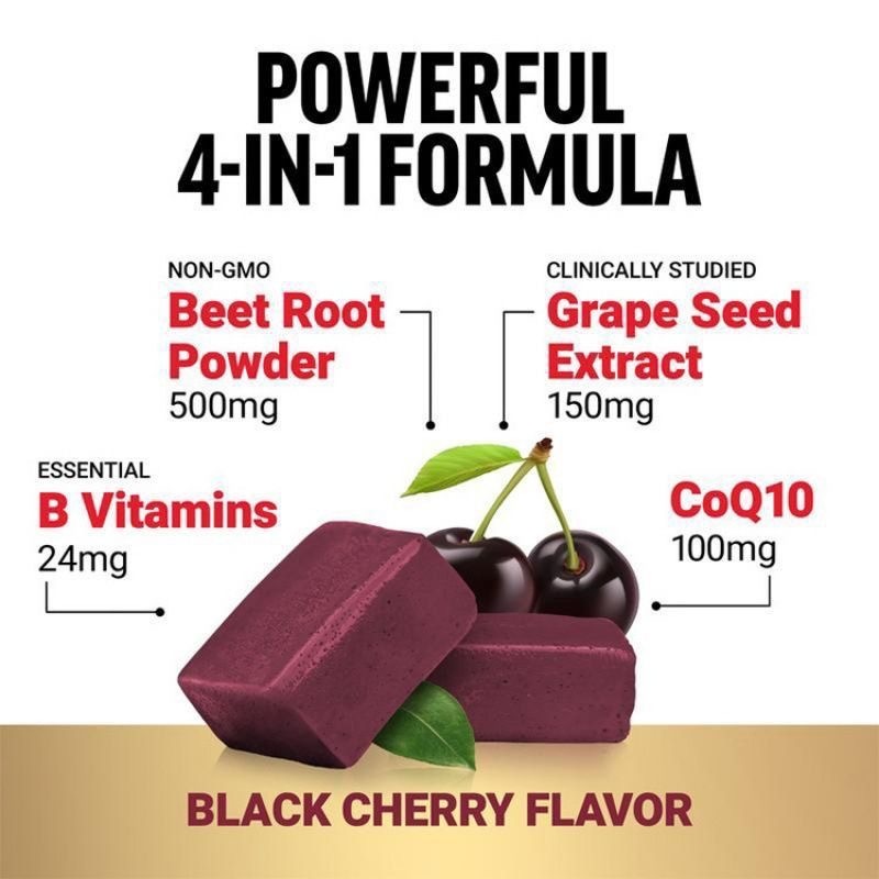 紅菜頭 ＋COENZYME Q10 咀嚼粒粒（60粒）