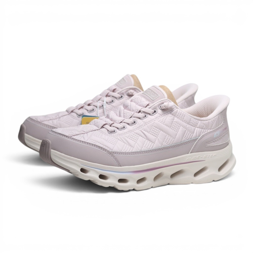 SKECHERS 休閒鞋 GLIDE-STEP 2.0 煙燻粉 瞬穿 寬楦 健走鞋 女 125156WLTMV