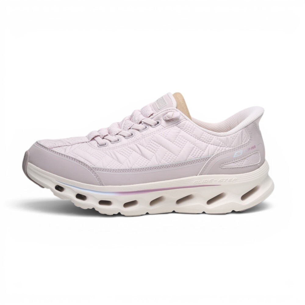 SKECHERS 休閒鞋 GLIDE-STEP 2.0 煙燻粉 瞬穿 寬楦 健走鞋 女 125156WLTMV