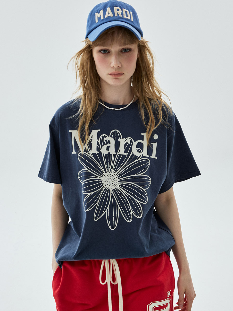 Mardi Mercredi TSHIRT FLOWERMARDI PIGMENT WASHING