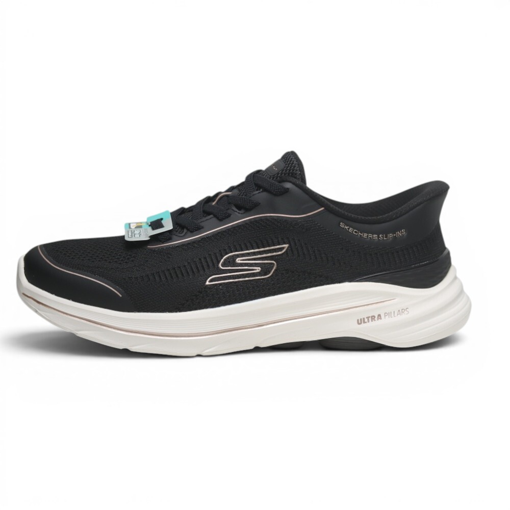 SKECHERS 休閒鞋 GO WALK 8 黑白 寬楦 瞬穿 健走鞋 女 125935WBKRG