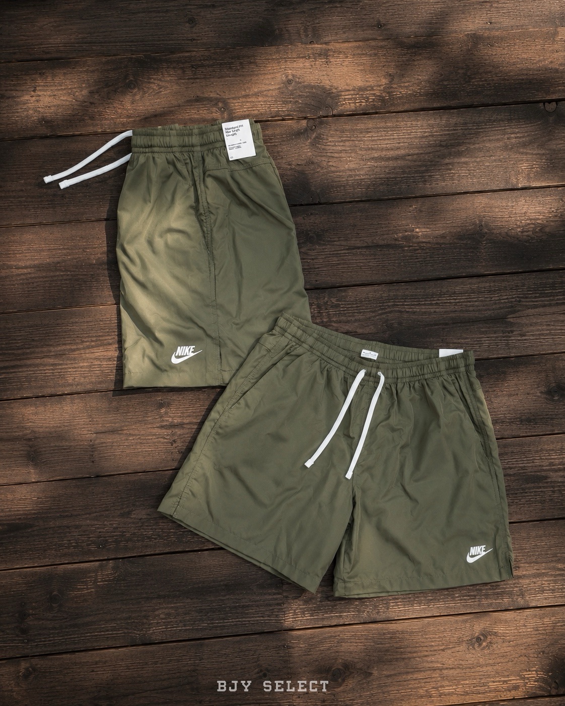 【日本限時連線代購】NIKE Sportswear Essentials 抽繩 膝上 輕量短褲 可當海灘褲 AR2383-222 軍綠