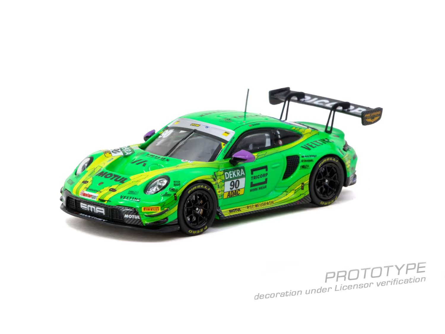 [預訂] Tarmac Works 1/64 保時捷Porsche 911 GT3 R DTM Champion 2025 Ayhancan Güven