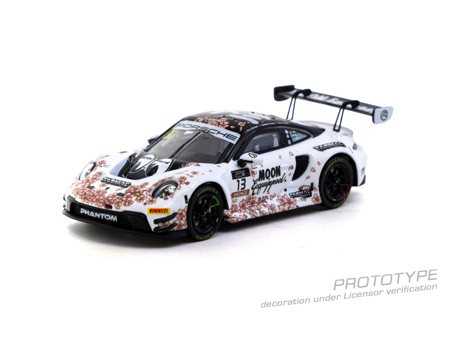 [預訂] Tarmac Works 1/18 保時捷Porsche 911 GT3 R 鈴鹿 1000km - 2025年 Intercontinental GT Challenge Phantom Global Racing 孫靖祖 / 方駿宇 / Nico Menzel