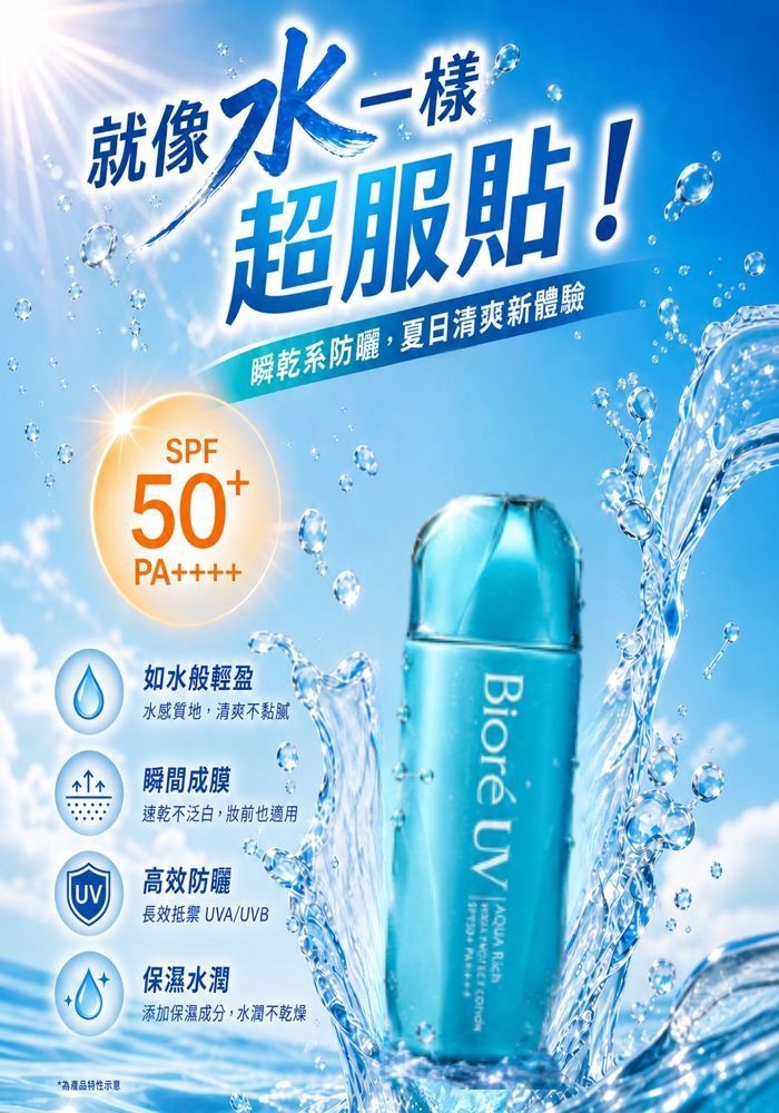 (團購)Biore含水防曬水珠凝露(08/25到貨)