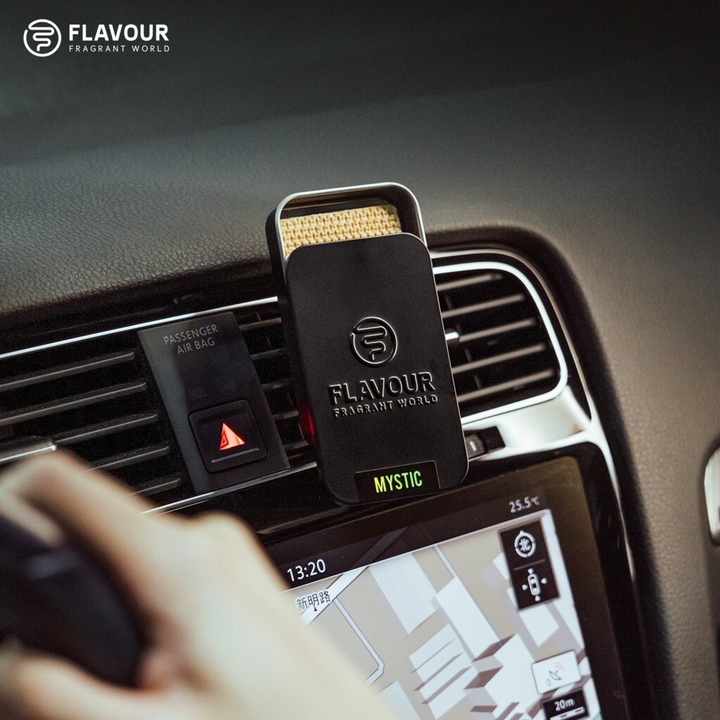 FLAVOUR 隨身 木質 香氛 鐵盒 車用 補充包 汽車 冷氣出風口 車用夾式芳香 除臭
