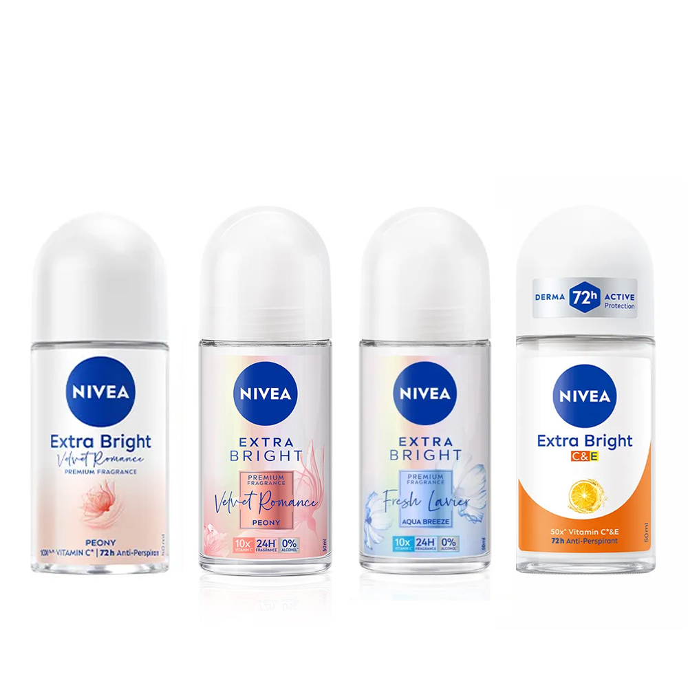 【NIVEA】Antiperspirant Body Lotion 50ml - 4 Scents