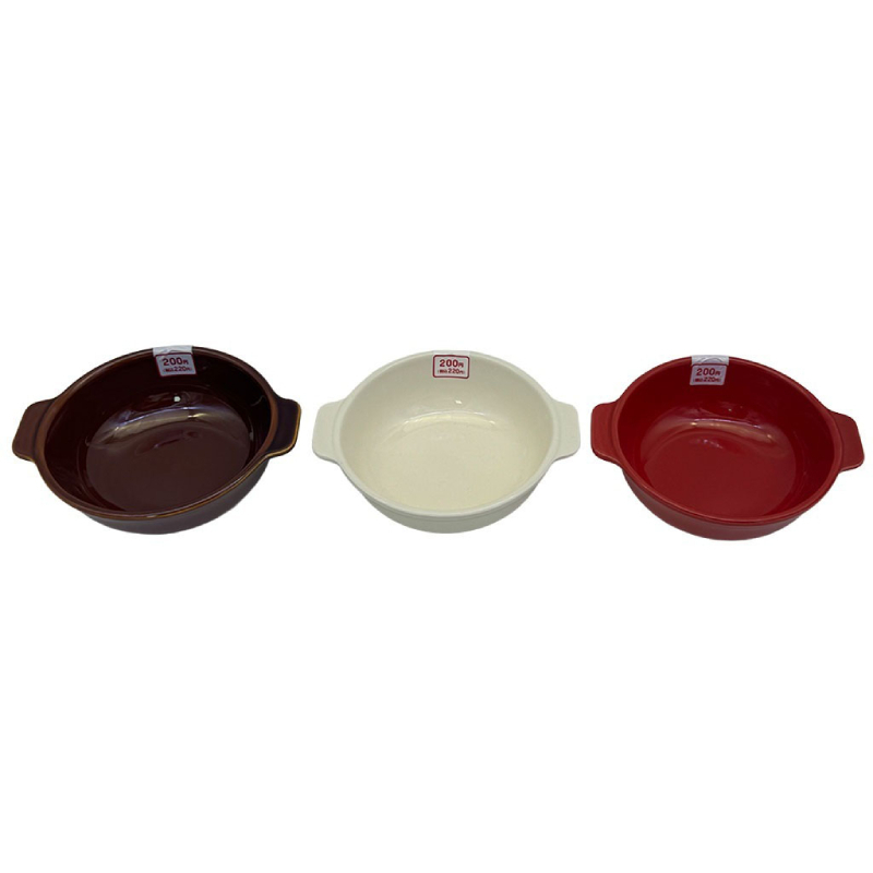 焗烤盤/附把手 基本色 圓 Ø14cm