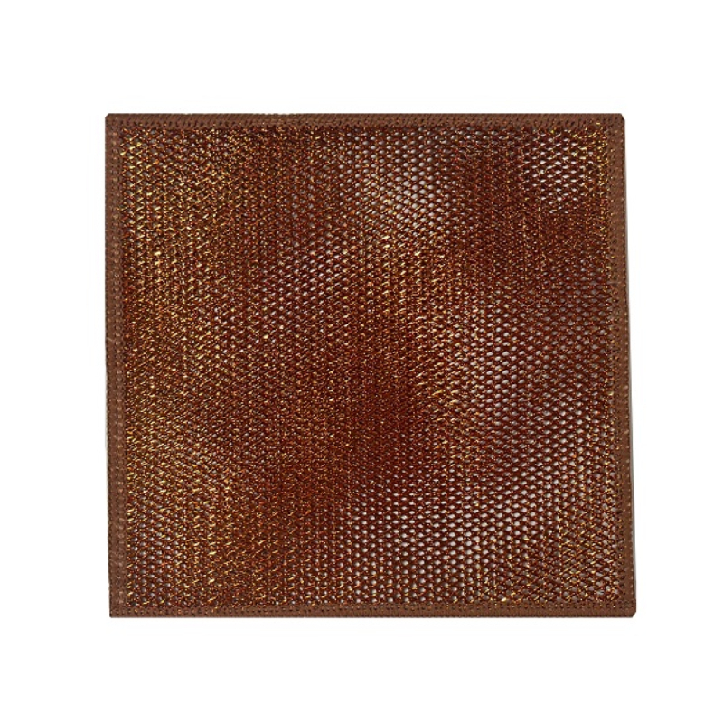 網狀洗碗布/雙層 棕 20×20cm