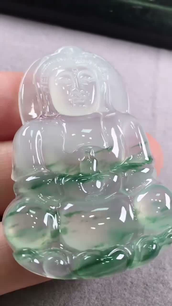 翡翠觀音,天然翡翠A玉, 緬甸玉, Jade, Jadeite