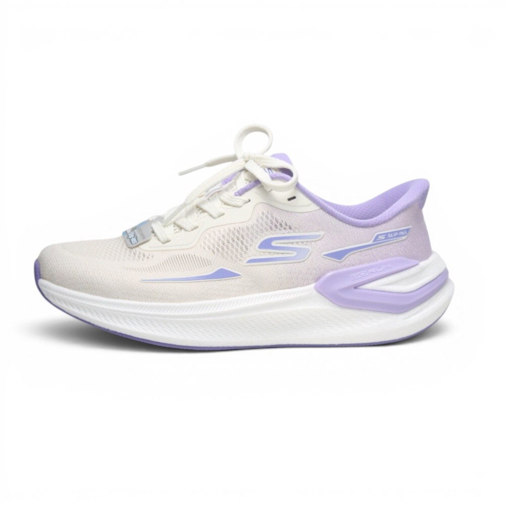 SKECHERS 慢跑鞋 GO RUN CONSISTENT PRO 白紫 支撐 回彈 女 129783NTPR