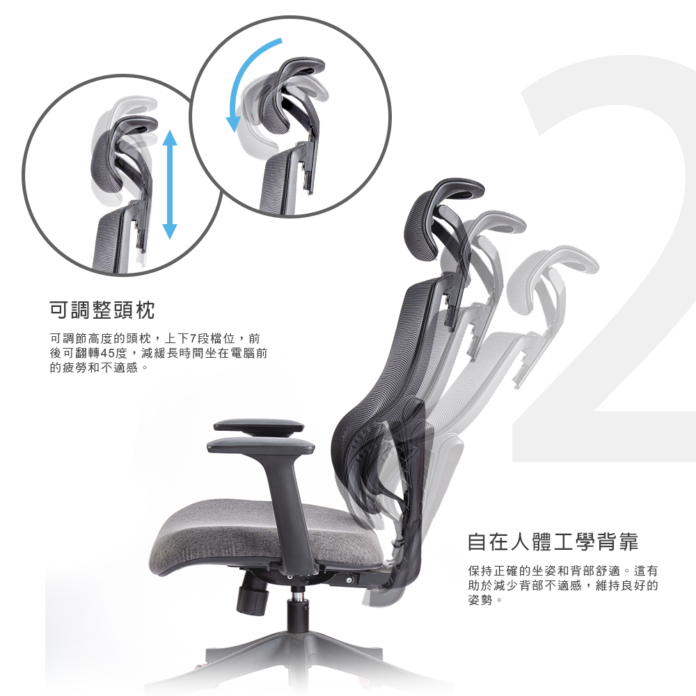 GOODSHIT-Thalasa塔拉薩人體工學椅【KM-122】