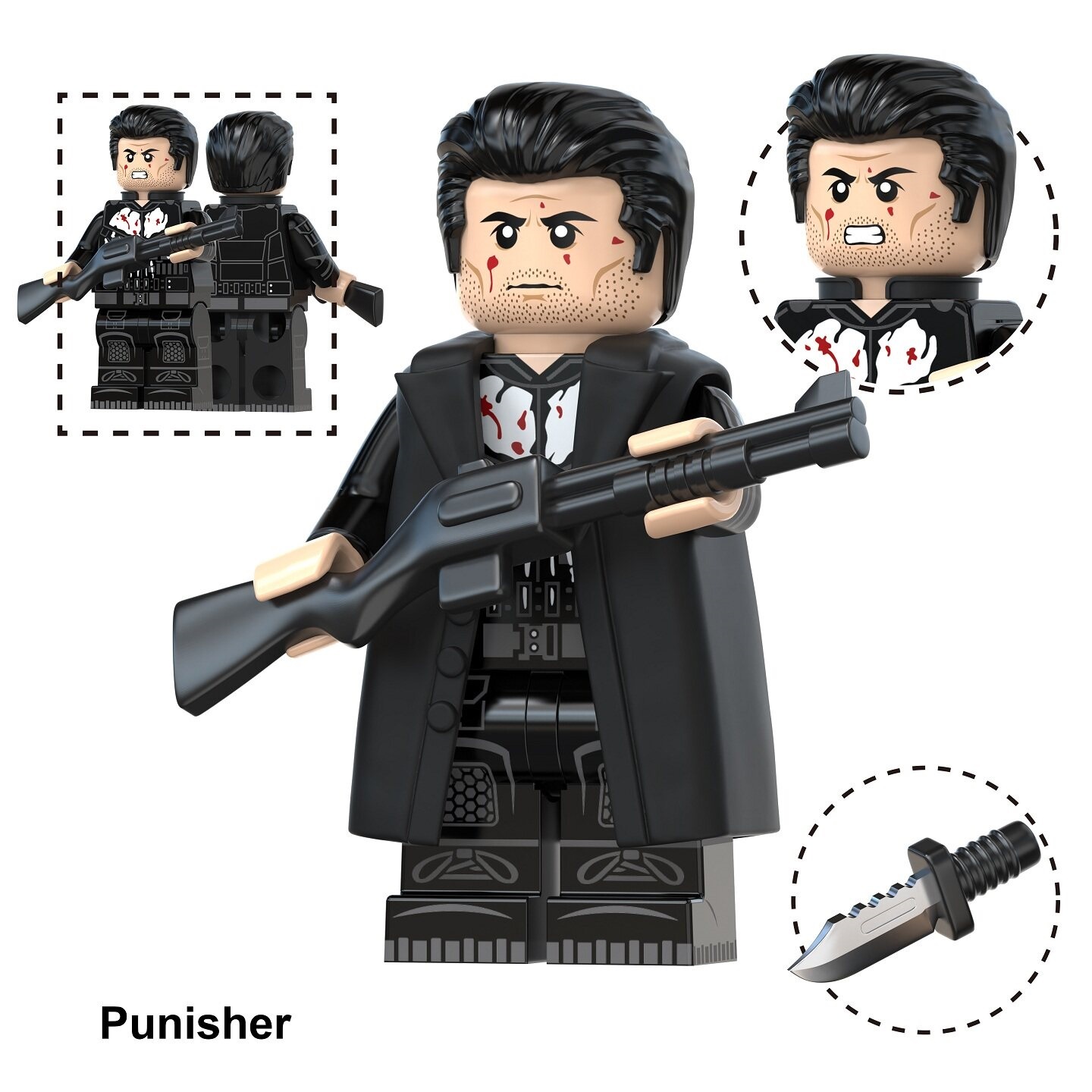 Daredevil Custom Minifigures Set Fit Lego TV6221