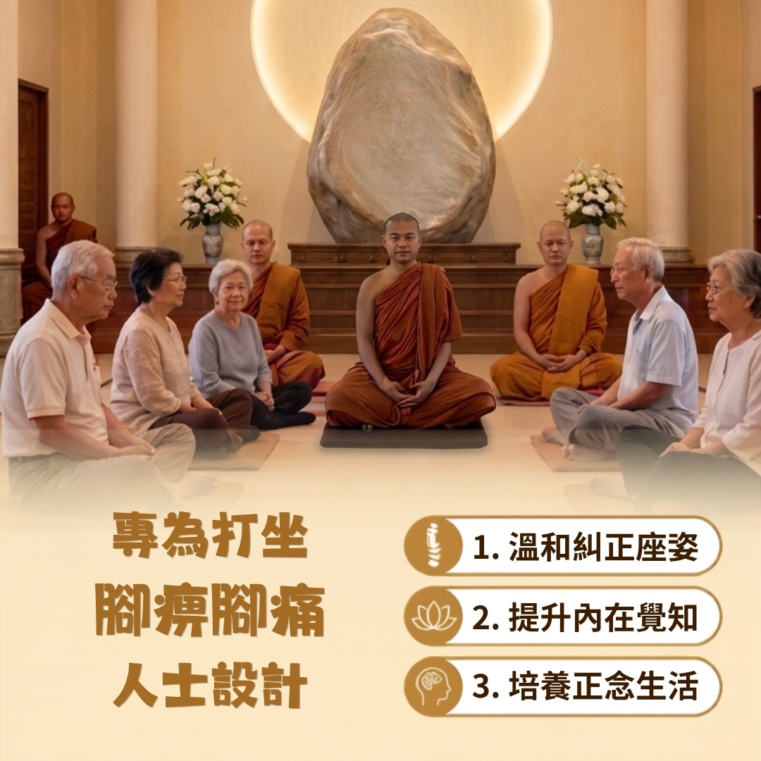 正姿。正覺。正念坐禪 (22/8/2026)