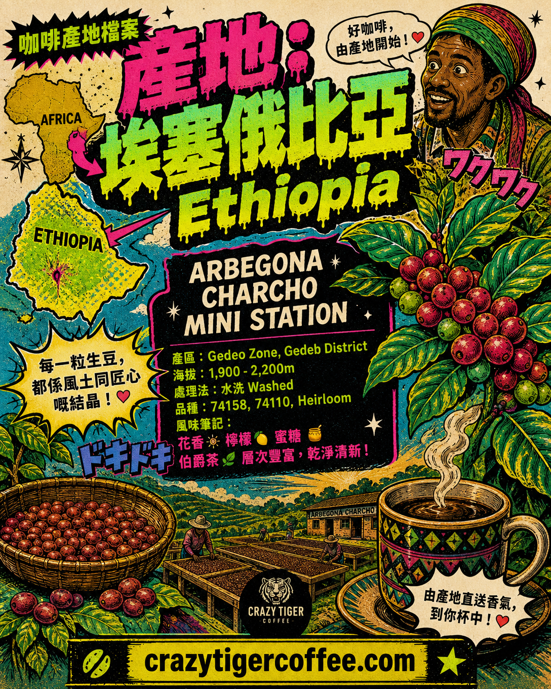 Ethiopia ALO Arbegona Charcho Natural