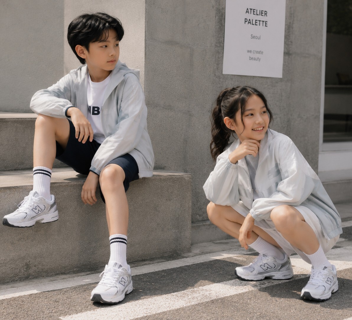 NEW BALANCE 童鞋 NB 530 白藍銀 免鞋帶 大童 GZ530SB1