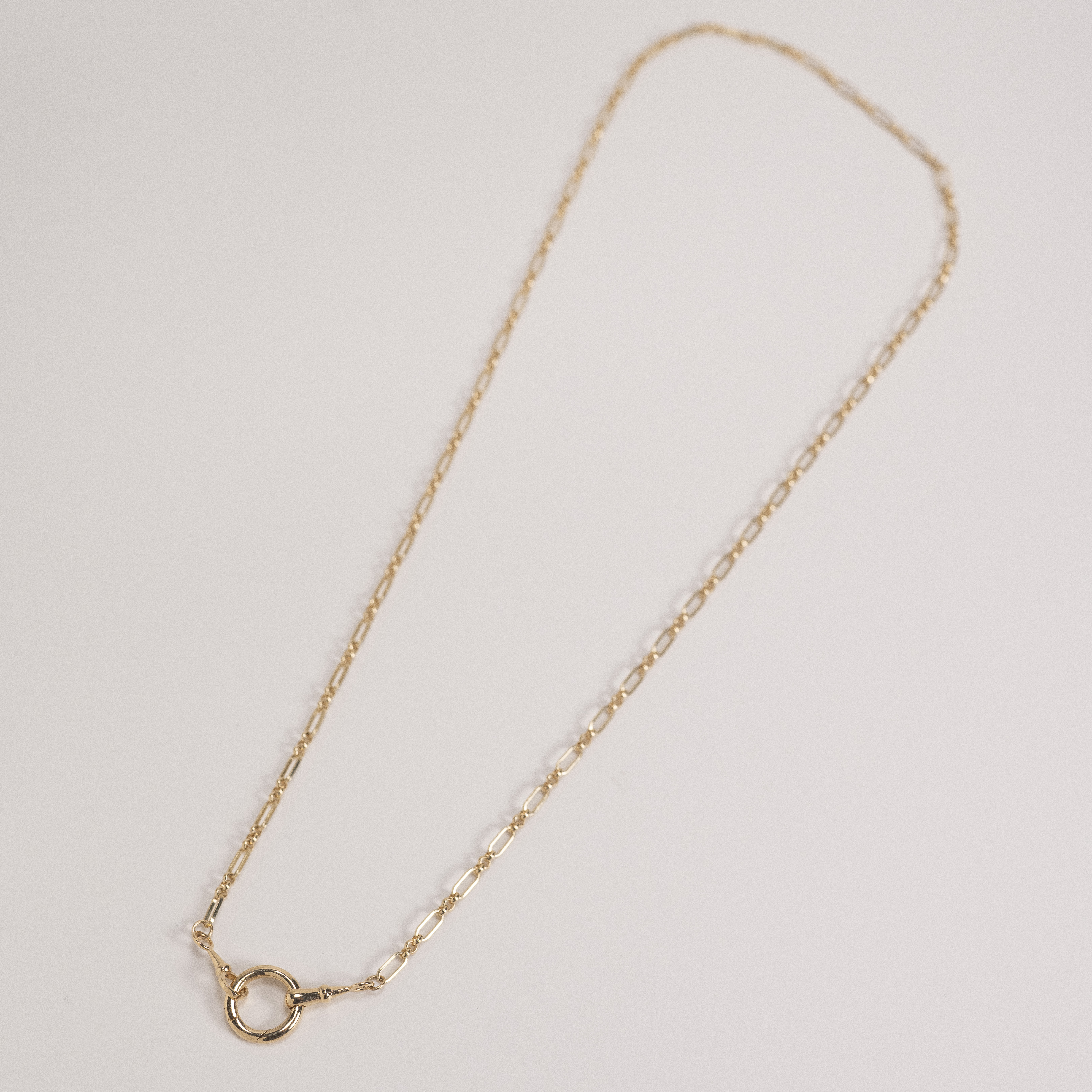 18K Sailor Clasp Paperclip 項鏈