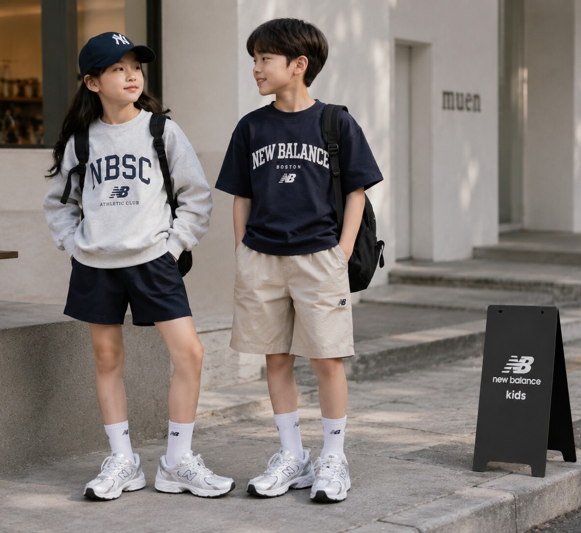 NEW BALANCE 童鞋 NB 530 白藍銀 免鞋帶 大童 GZ530SB1