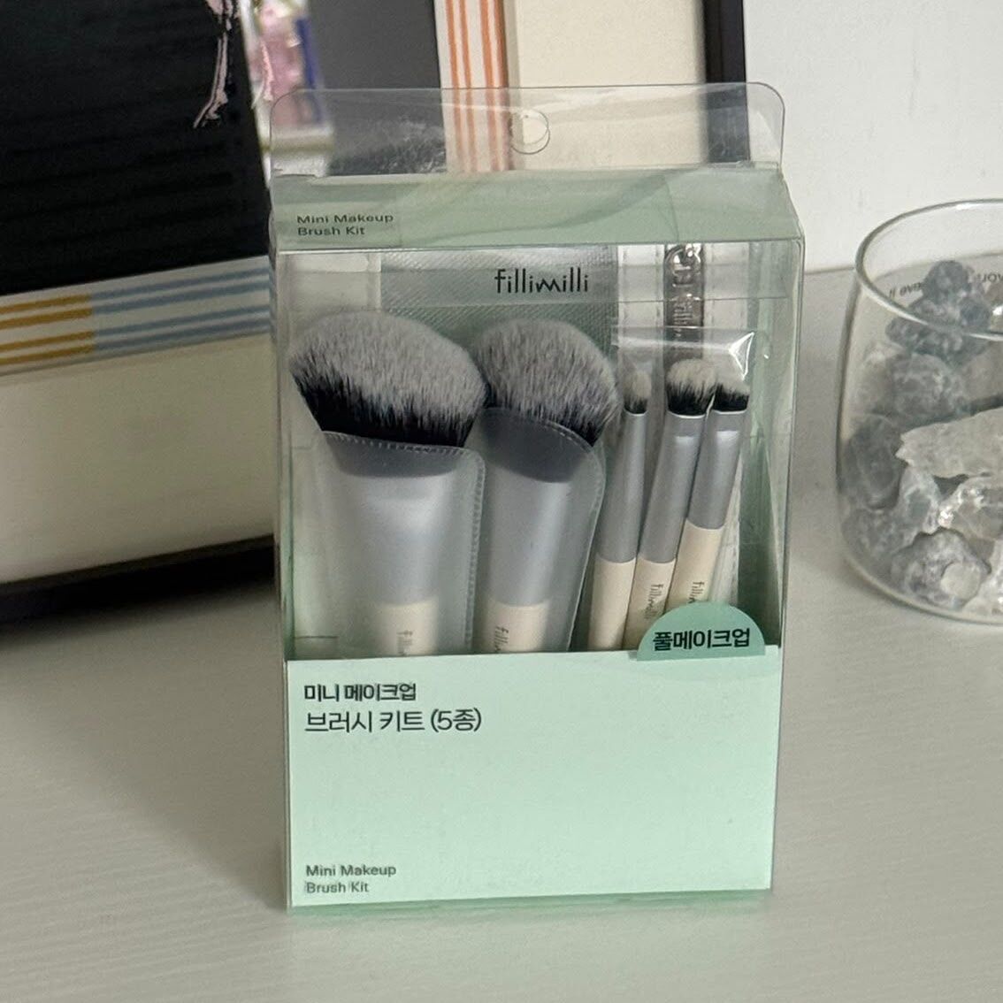 Fillimilli - Mini Makeup Brush Kit 迷你化妝掃五件套 附收納小布袋