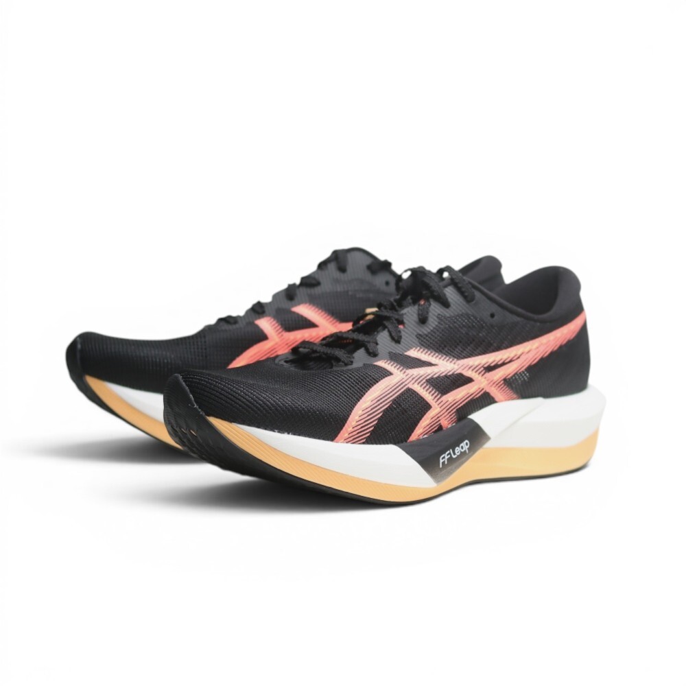 ASICS 慢跑鞋 MAGIC SPEED 5 黑橘 炭粄 輕量跑鞋 男女 1013A183002
