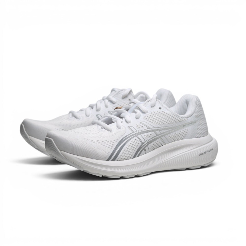 ASICS 慢跑鞋 GEL-CONTEND 10 白色 運動鞋 女 1012C013100