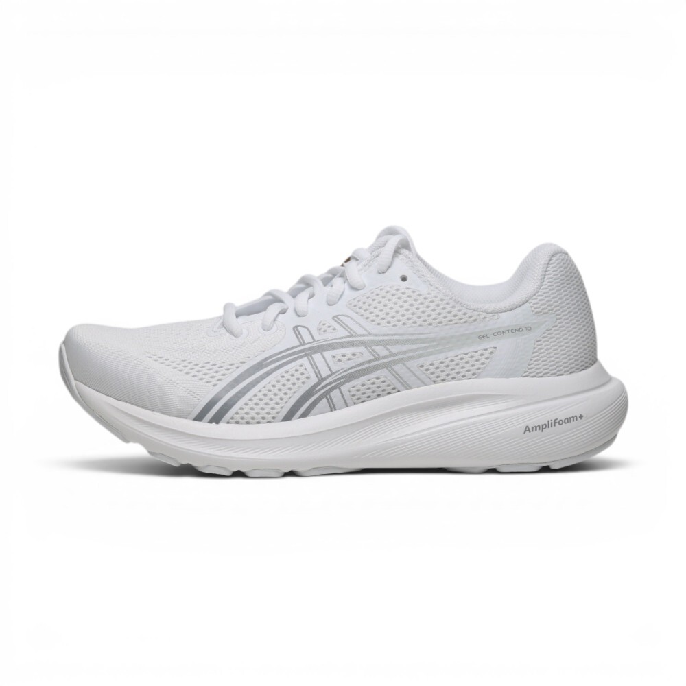 ASICS 慢跑鞋 GEL-CONTEND 10 白色 運動鞋 女 1012C013100