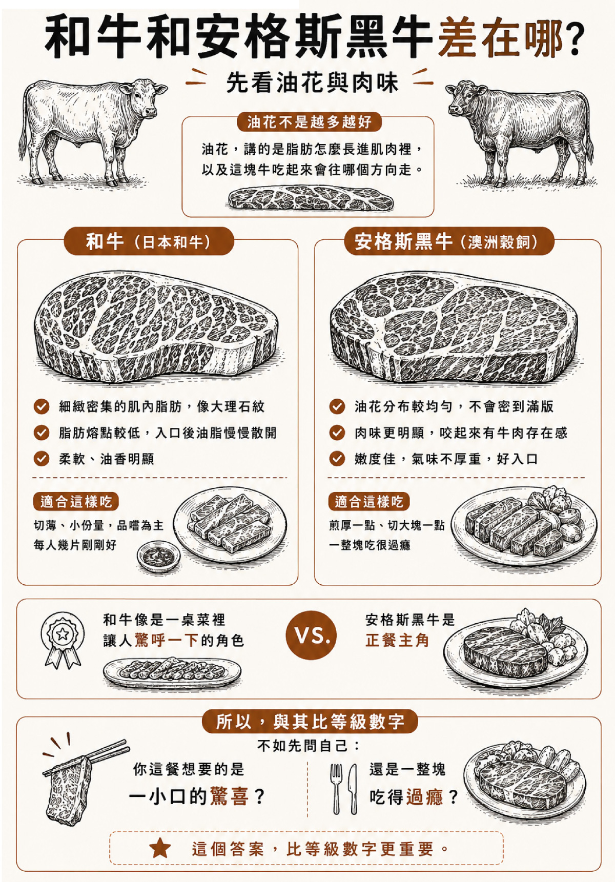 高油花不一定適合每個人。有人喜歡一口化開的油香，也有人吃到第三口就覺得太膩。這不是誰懂不懂吃，而是口味和場合本來就不同。