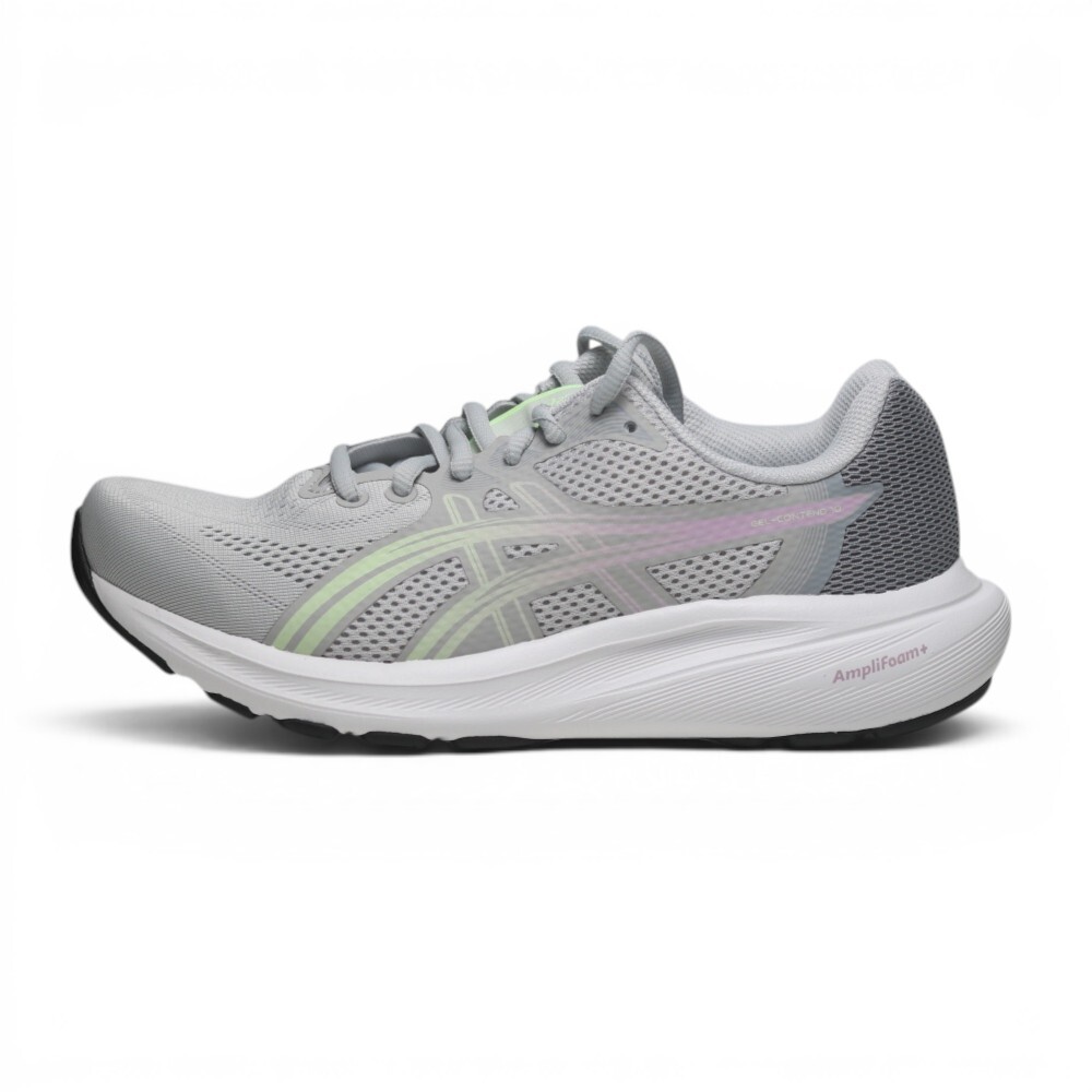 ASICS 慢跑鞋 GEL-CONTEND 10 灰粉綠 D楦 運動鞋 女 1012C014020