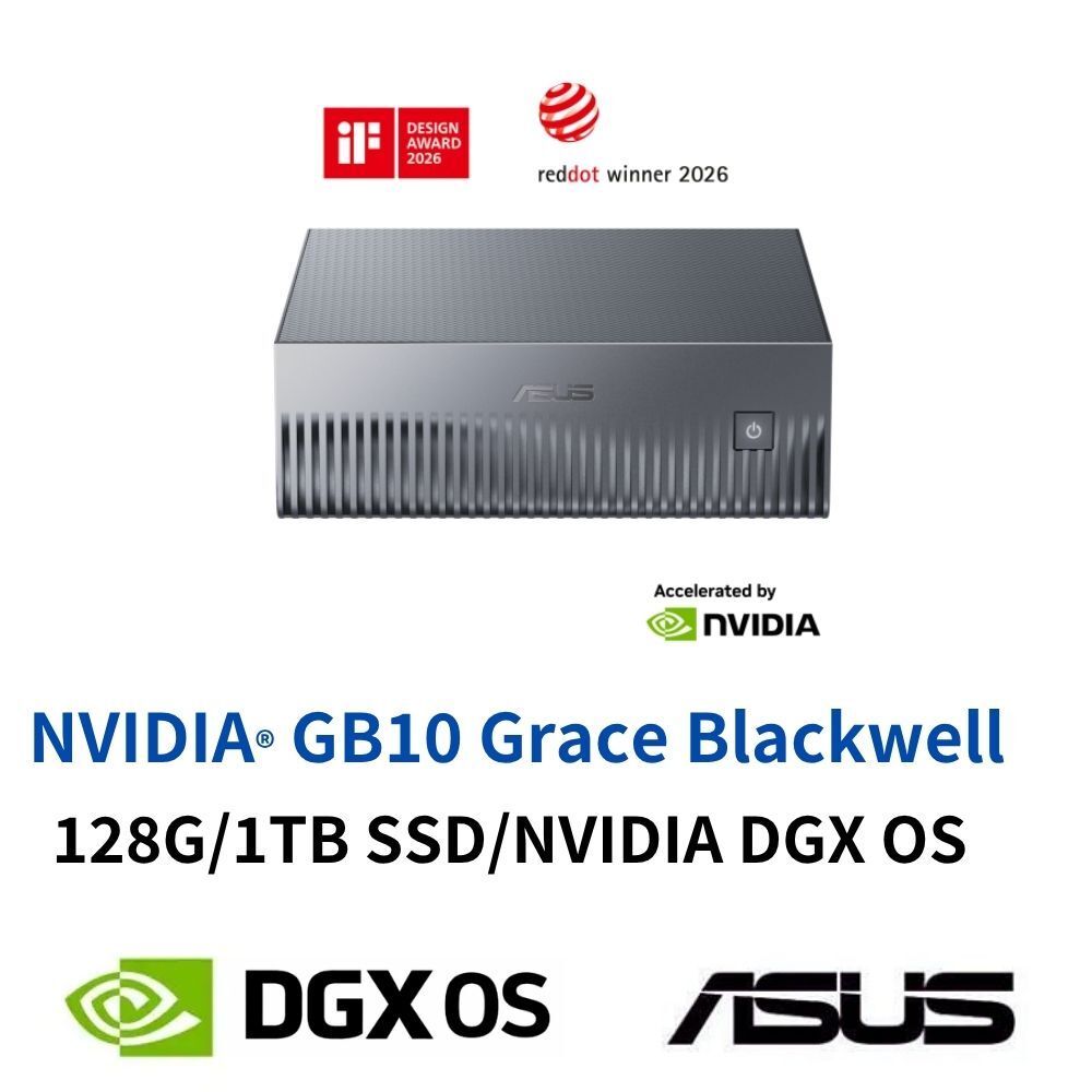 華碩 ASUS Ascent GX10 AI 超級電腦 GB10/128GB/1TB/DGX OS  (90MS0371-M00010)