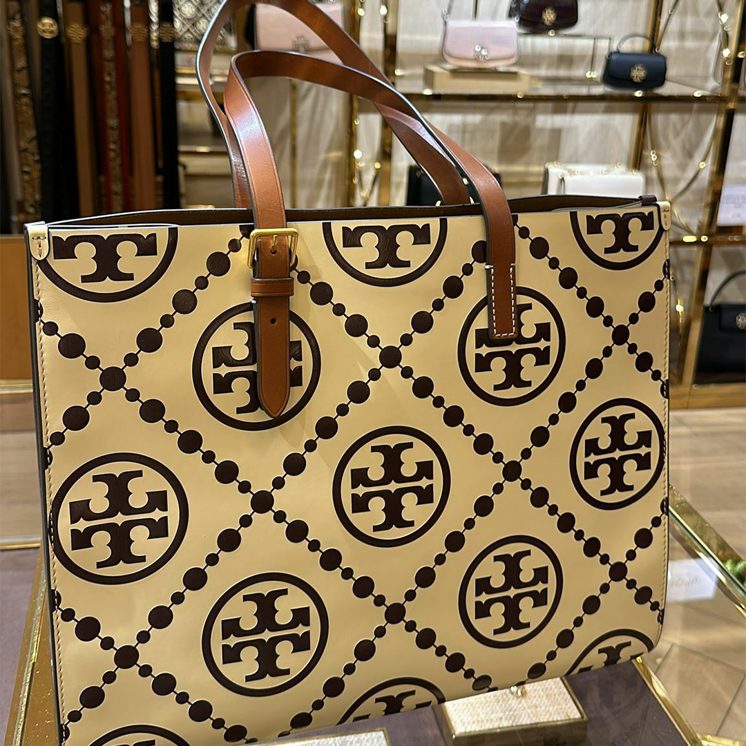 OTH-LLG0720-004 ToryBurch 米白配啡雙色大袋【次品】 (A4)