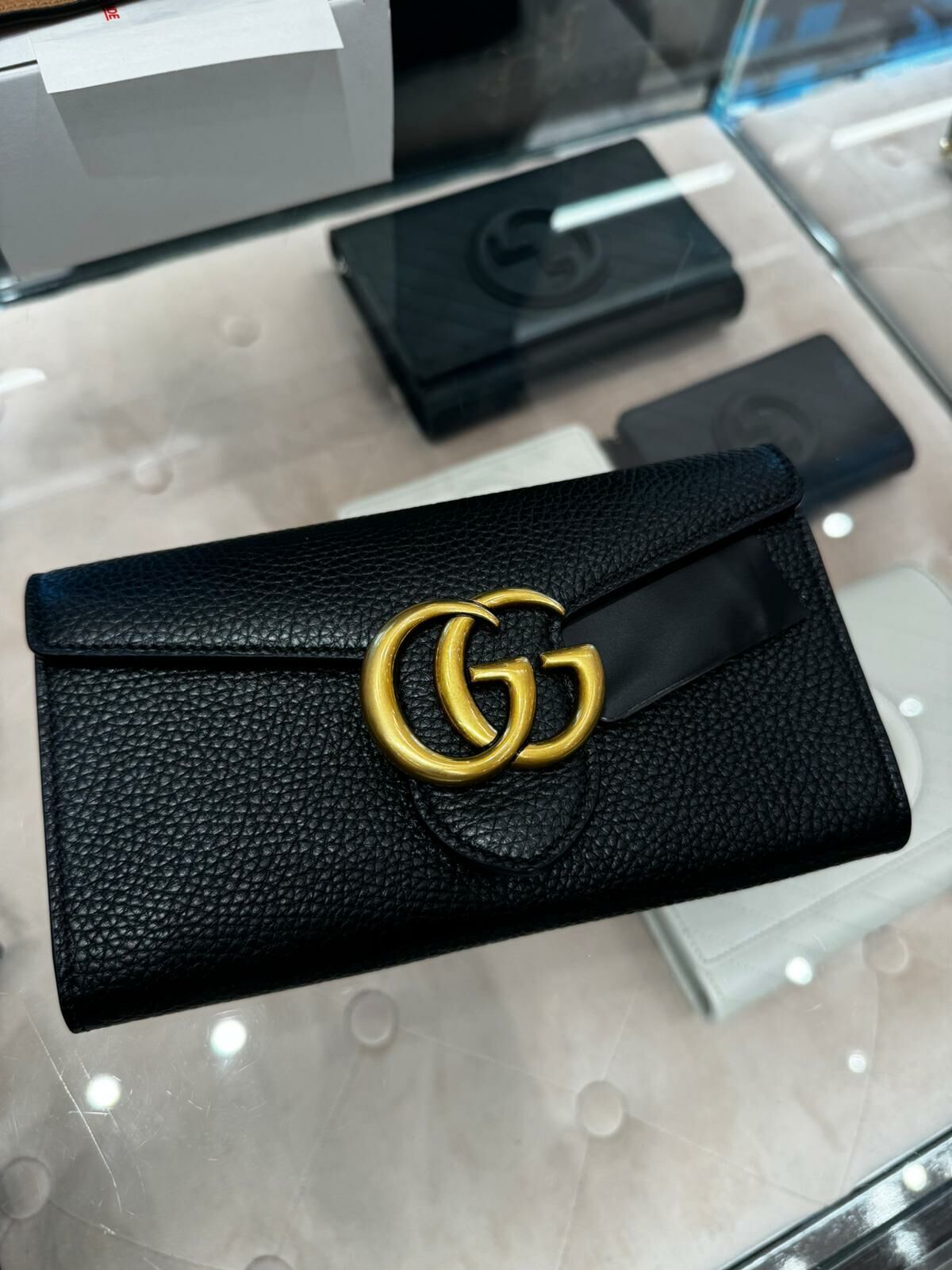 OTH-LLG0720-045 GUCCI 黑色長銀包 (有盒+有塵袋) (A45)