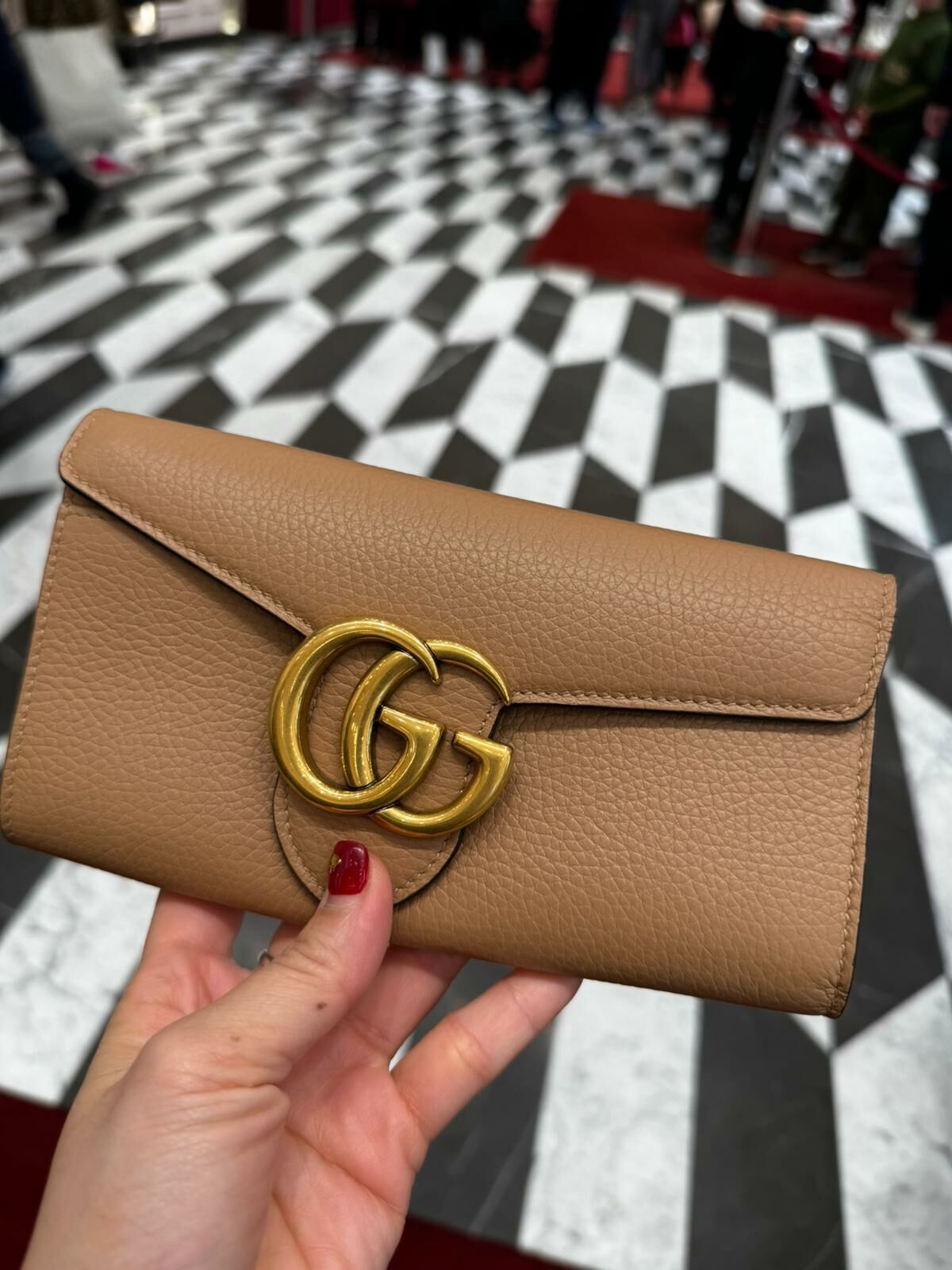 OTH-LLG0720-046 GUCCI 啡色長銀包 (有盒+有塵袋) (A46)