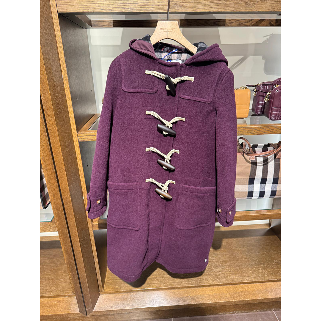 OTH-LLG0720-064 Burberry 大衣 紫色 S碼 43吋胸 (A64)
